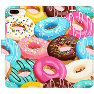 iSaprio flip pouzdro Donuts Pattern 02 pro iPhone 7 Plus - Phone Cover