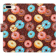 iSaprio flip pouzdro Donuts Pattern pro iPhone 7 Plus - Phone Cover