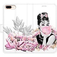 iSaprio flip pouzdro Girl with bubble pro iPhone 7 Plus - Phone Cover