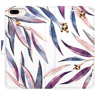 iSaprio flip pouzdro Ornamental Leaves pro iPhone 7 Plus - Phone Cover