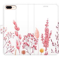 iSaprio flip case Pink Flowers 03 for iPhone 7 Plus - Phone Cover