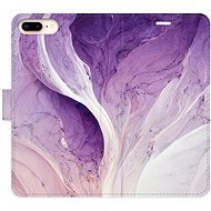 iSaprio flip pouzdro Purple Paint pro iPhone 7 Plus - Phone Cover