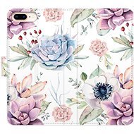 iSaprio flip puzdro Succulents Pattern na iPhone 7 Plus - Kryt na mobil
