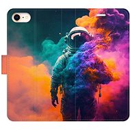 iSaprio flip pouzdro Astronaut in Colours 02 pro iPhone 7/8/SE 2020 - Phone Cover