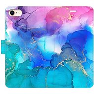 iSaprio flip case BluePink Paint for iPhone 7/8/SE 2020 - Phone Cover