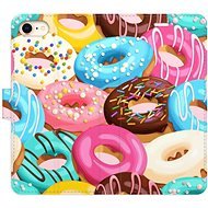 iSaprio flip pouzdro Donuts Pattern 02 pro iPhone 7/8/SE 2020 - Phone Cover