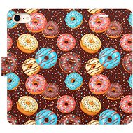iSaprio flip pouzdro Donuts Pattern pro iPhone 7/8/SE 2020 - Phone Cover