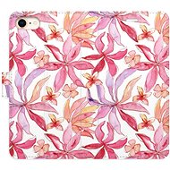 iSaprio flip pouzdro Flower Pattern 10 pro iPhone 7/8/SE 2020 - Phone Cover