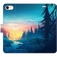 iSaprio flip case Magical Landscape for iPhone 7/8/SE 2020 - Phone Cover