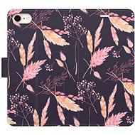 iSaprio flip case Ornamental Flowers 02 for iPhone 7/8/SE 2020 - Phone Cover