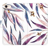iSaprio flip case Ornamental Leaves for iPhone 7/8/SE 2020 - Phone Cover