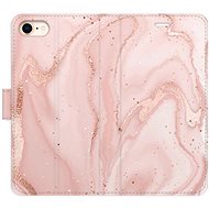 iSaprio flip case RoseGold Marble for iPhone 7/8/SE 2020 - Phone Cover