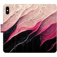 iSaprio flip puzdro BlackPink Marble na iPhone X/XS - Kryt na mobil