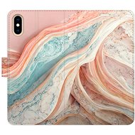 iSaprio flip pouzdro Colour Marble pro iPhone X/XS - Phone Cover
