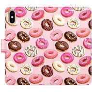 iSaprio flip puzdro Donuts Pattern 03 pre iPhone X/XS - Kryt na mobil
