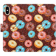 iSaprio flip pouzdro Donuts Pattern pro iPhone X/XS - Phone Cover