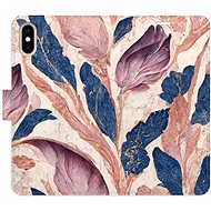 iSaprio flip pouzdro Old Leaves 02 pro iPhone X/XS - Phone Cover