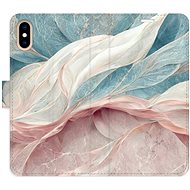 iSaprio flip case Old Leaves 03 for iPhone X/XS - Phone Cover
