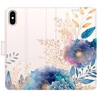 iSaprio flip pouzdro Ornamental Flowers 03 pro iPhone X/XS - Phone Cover
