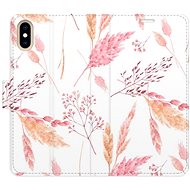 iSaprio flip pouzdro Ornamental Flowers pro iPhone X/XS - Phone Cover