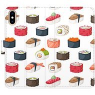 iSaprio flip puzdro Sushi Pattern 02 na iPhone X/XS - Kryt na mobil