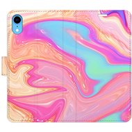iSaprio flip pouzdro Abstract Paint 07 pro iPhone XR - Phone Cover
