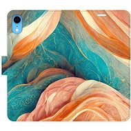 iSaprio flip pouzdro Blue and Orange pro iPhone XR - Phone Cover