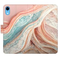 iSaprio flip pouzdro Colour Marble pro iPhone XR - Phone Cover
