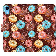 iSaprio flip pouzdro Donuts Pattern pro iPhone XR - Phone Cover