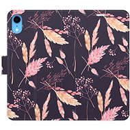 iSaprio flip case Ornamental Flowers 02 for iPhone XR - Phone Cover