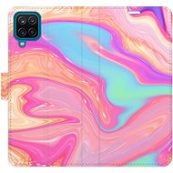 iSaprio flip pouzdro Abstract Paint 07 pro Samsung Galaxy A12 - Phone Cover