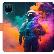 iSaprio flip case Astronaut in Colours 02 for Samsung Galaxy A12 - Phone Cover
