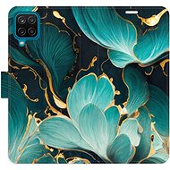 iSaprio flip pouzdro Blue Flowers 02 pro Samsung Galaxy A12 - Phone Cover