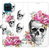 iSaprio flip case Crazy Skull for Samsung Galaxy A12 - Phone Cover