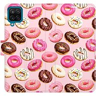 iSaprio flip pouzdro Donuts Pattern 03 pro Samsung Galaxy A12 - Phone Cover