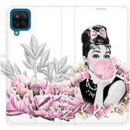iSaprio flip pouzdro Girl with bubble pro Samsung Galaxy A12 - Phone Cover