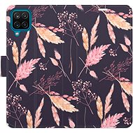 iSaprio flip case Ornamental Flowers 02 for Samsung Galaxy A12 - Phone Cover