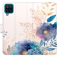 iSaprio flip pouzdro Ornamental Flowers 03 pro Samsung Galaxy A12 - Phone Cover
