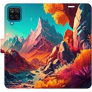 iSaprio flip case Colorful Mountains for Samsung Galaxy A12 - Phone Cover