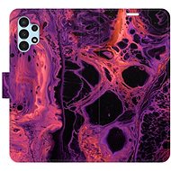 iSaprio flip pouzdro Abstract Dark 02 pro Samsung Galaxy A13 / A13 5G - Phone Cover