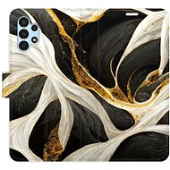 iSaprio flip pouzdro BlackGold Marble pro Samsung Galaxy A13 / A13 5G - Phone Cover
