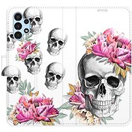 iSaprio flip pouzdro Crazy Skull pro Samsung Galaxy A13 / A13 5G - Phone Cover