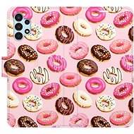 iSaprio flip case Donuts Pattern 03 for Samsung Galaxy A13 / A13 5G - Phone Cover