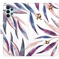 iSaprio flip pouzdro Ornamental Leaves pro Samsung Galaxy A13 / A13 5G - Phone Cover