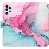 iSaprio flip case PinkBlue Marble for Samsung Galaxy A13 / A13 5G - Phone Cover