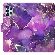 iSaprio flip case Purple Marble for Samsung Galaxy A13 / A13 5G - Phone Cover