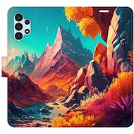 iSaprio flip pouzdro Colorful Mountains pro Samsung Galaxy A13 / A13 5G - Phone Cover