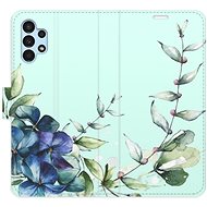 iSaprio flip case Blue Flowers for Samsung Galaxy A13 / A13 5G - Phone Cover