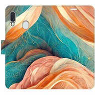 iSaprio flip pouzdro Blue and Orange pro Samsung Galaxy A20e - Phone Cover