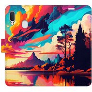 iSaprio flip pouzdro Colorful Mountains 02 pro Samsung Galaxy A20e - Phone Cover